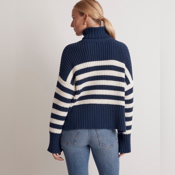 Madewell Wide Rib Turtleneck Sweater - Picture 5 of 12